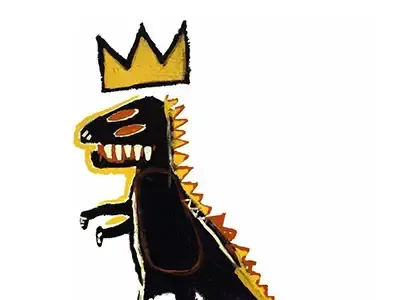 Jean-Michel Basquiat Pez Dispenser Flexi Keychain