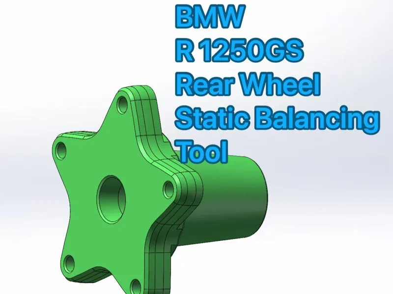 宝马水鸟R1250GS后轮静平衡工具rear wheel static balancing tool