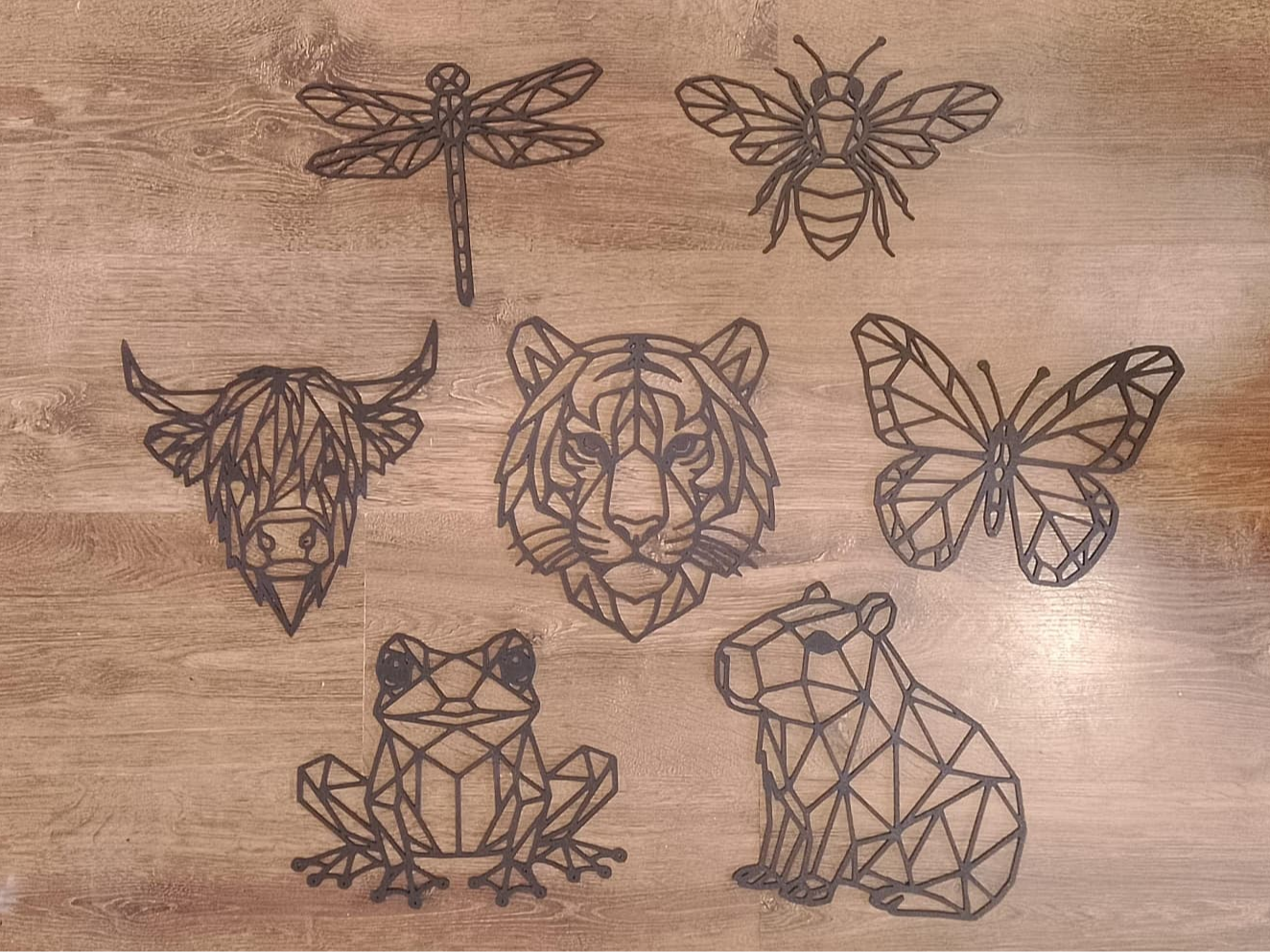 Geometric Animal Wall Art Collection