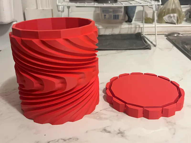 Nice container wavy design