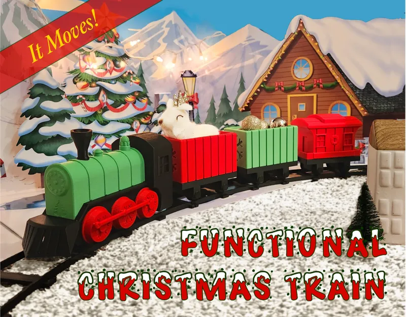 Functional Christmas Train Set