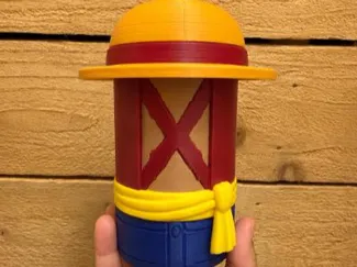 Luffy can coozie