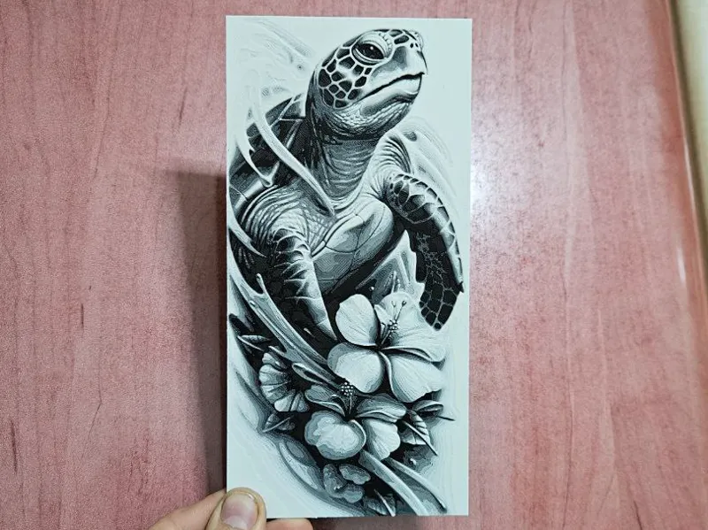 Hueforge tortuga flor