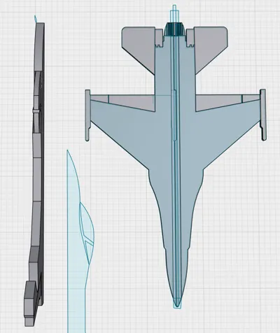 F16 Keychain Hanger