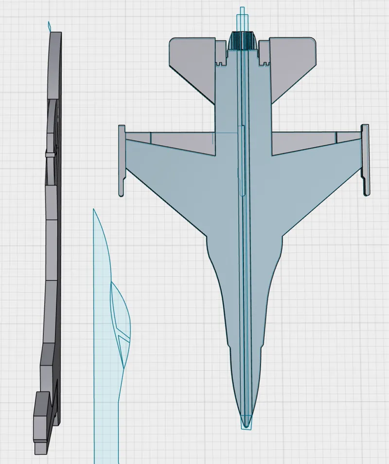 F16 Keychain Hanger