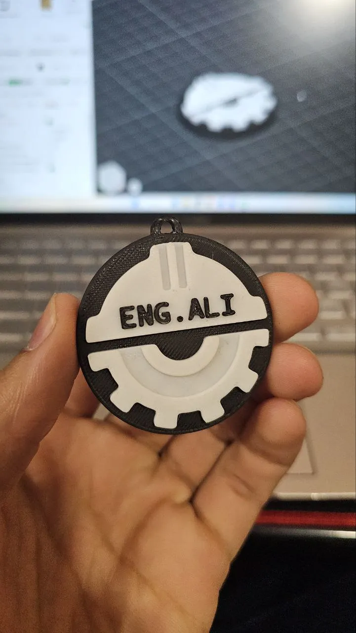 Mech Handkey Chain 5*5mm Mechanical Engineering Keychain - Free 3D Print Model - MakerWorld