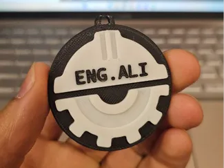 5*5mm Mechanical Engineering Keychain