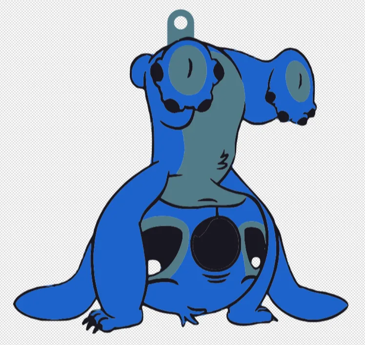Stich keychain from Lilo & Stich