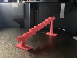 Fingerboard/Ski Firecracker Rail