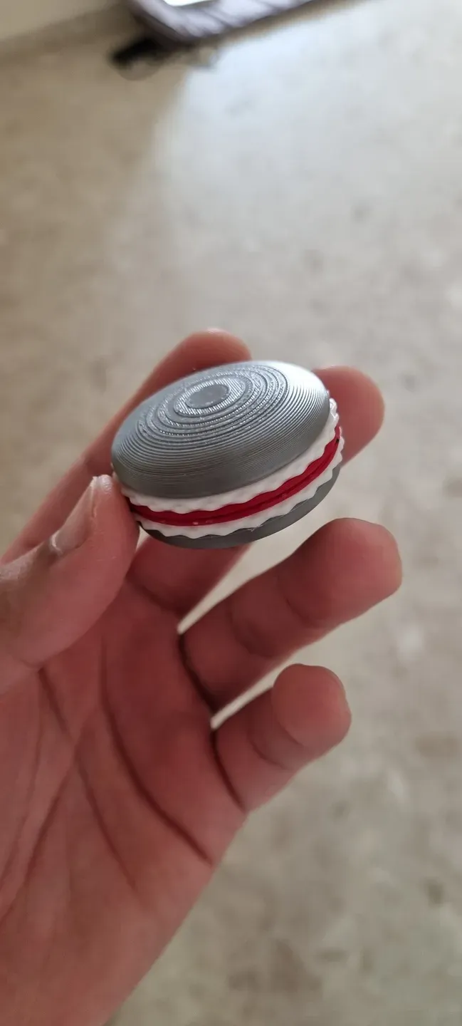 Realistic Macroon container
