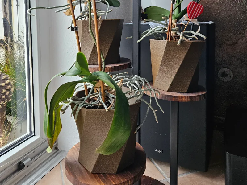 Moderner Blumentopf