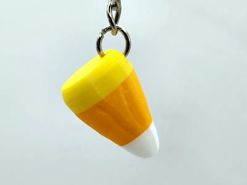 Candy Corn Keychain