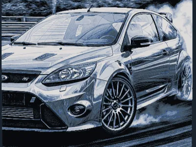ford focus rs mk2 hueforge