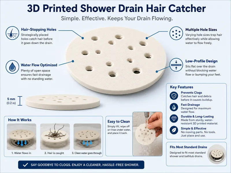 Scalable Shower Drain
