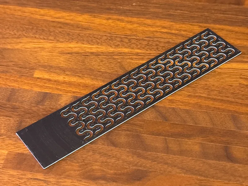 Two Color Wavy Bookmark
