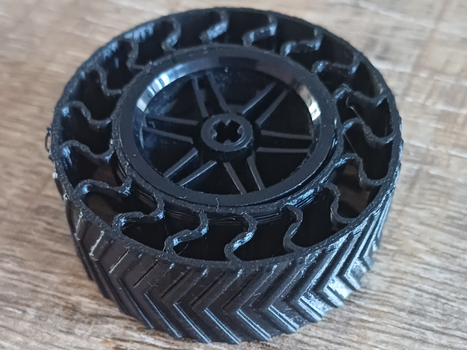 brick technic tire replacement for medium wheel 3D model