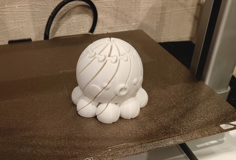 Miniatura 5 do modelo 3D 伸缩滑溜扭扭小章鱼解压玩具