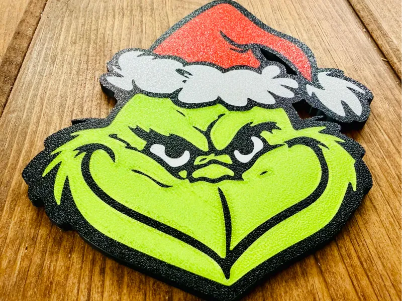 Grinch Layered Puzzle Face – No AMS