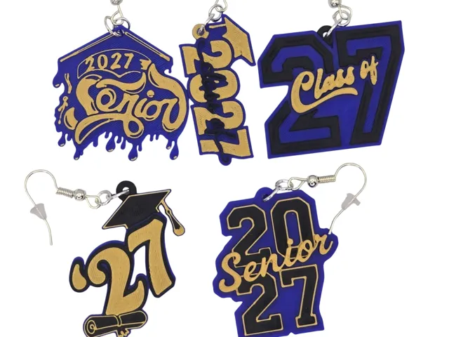2027 Graduation Earrings