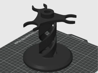 3 Brush Shaving Stand