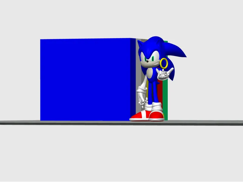 Sonic The Hedgehog Holding Ring