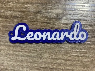 Leonardo Keychain
