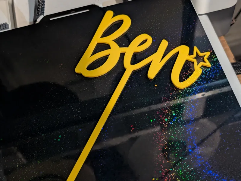 Ben Cake Topper