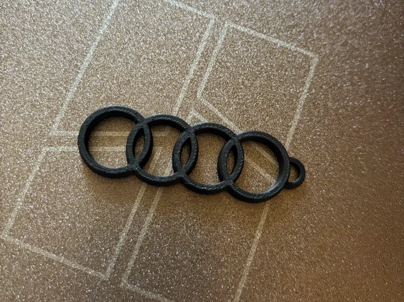 Audi logo Keychain