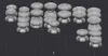 All on one build plate (Easier to pick)