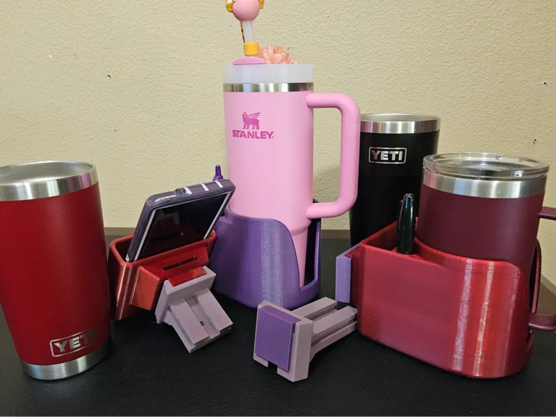 Modular V2 Cupholder System for Quantum Powerchair