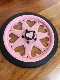 Heart wheel single color
