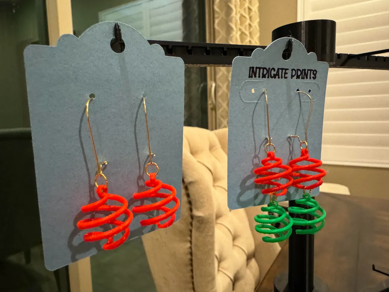 Christmas Ornament Earrings view 2