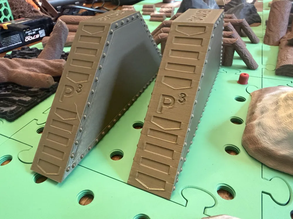 Pcub3D - BYOC - Riveted Steel Ramps - Free 3D Print Model - MakerWorld
