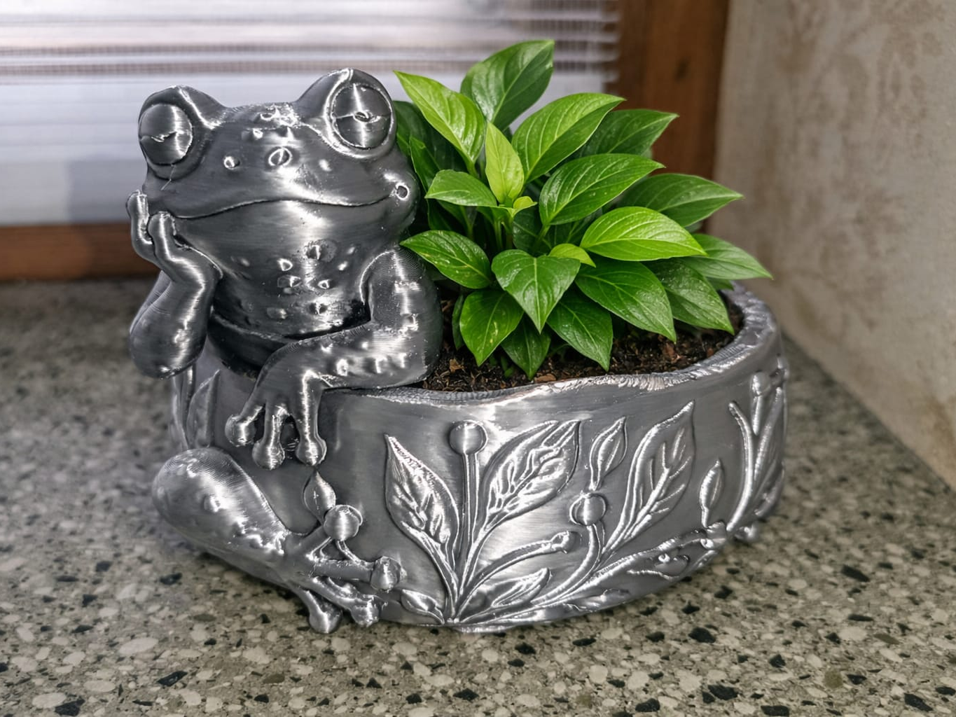 Pflanztopf Motiv Frosch
