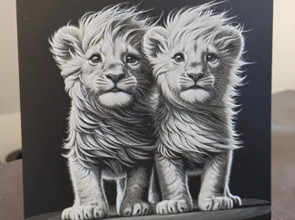 Babylion Lion Hueforge