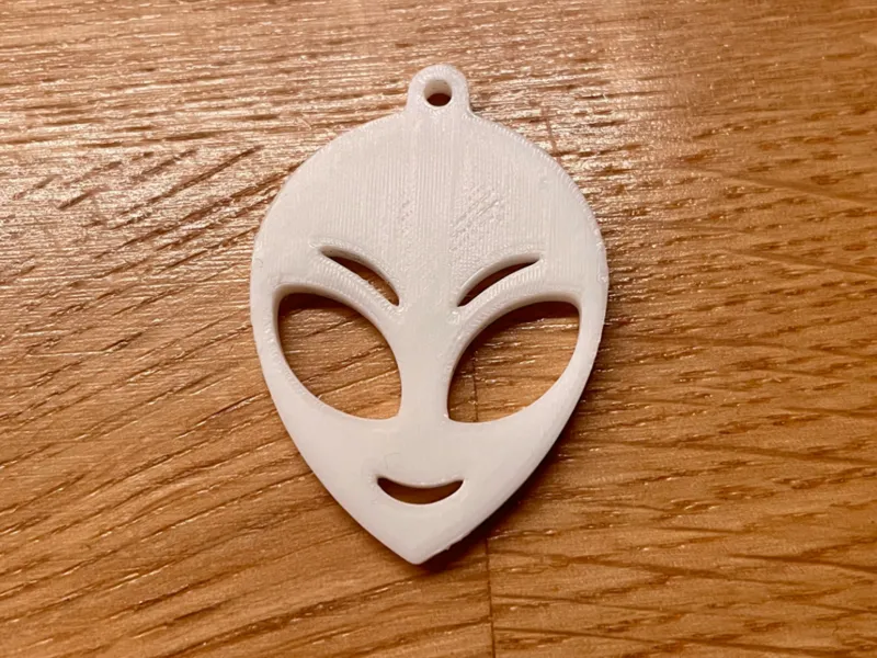 alien keychain