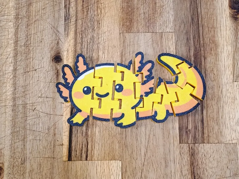Flexalotl – Articulated Flexi Axolotl