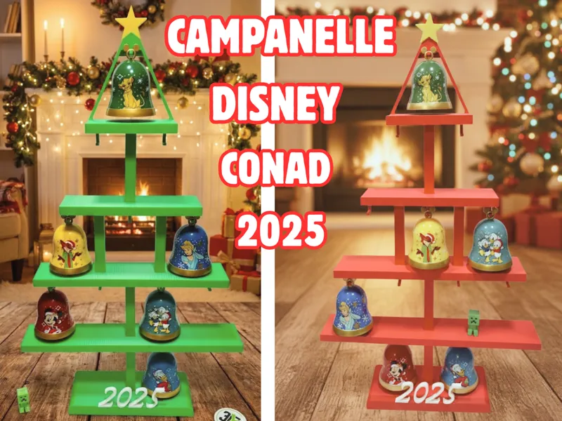 Espositore Albero Natale Campanelle Disney (Conad)