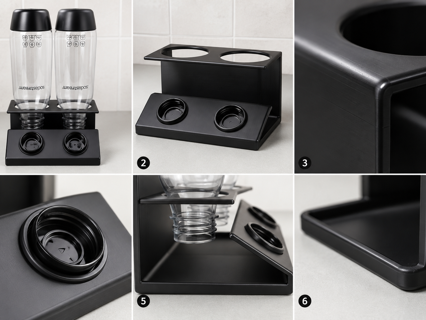 SodaStream Duo Hygienic Drying & Cap Organizer