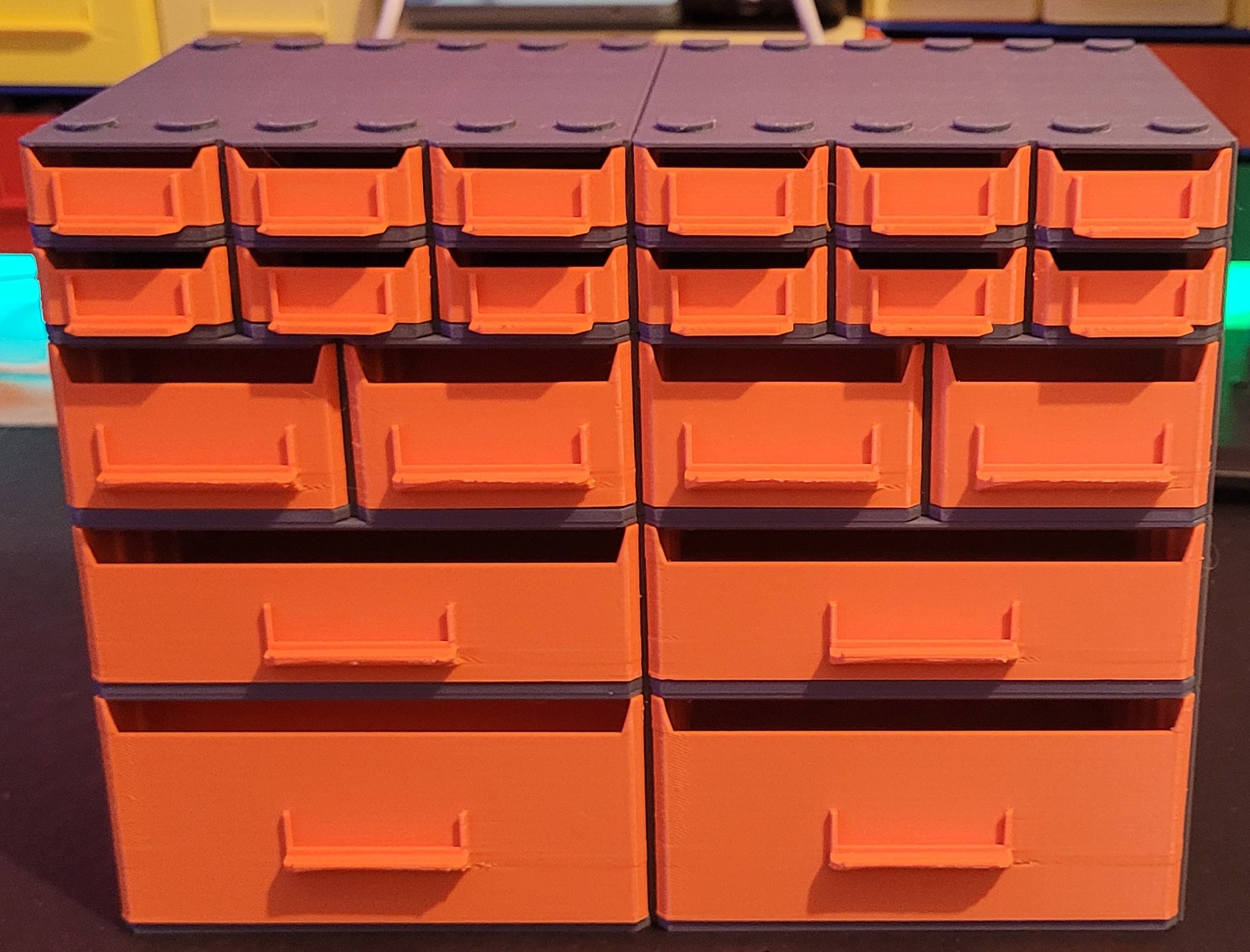 Miniatura 2 do modelo 3D Stackable & Parametric/Customizable Drawers