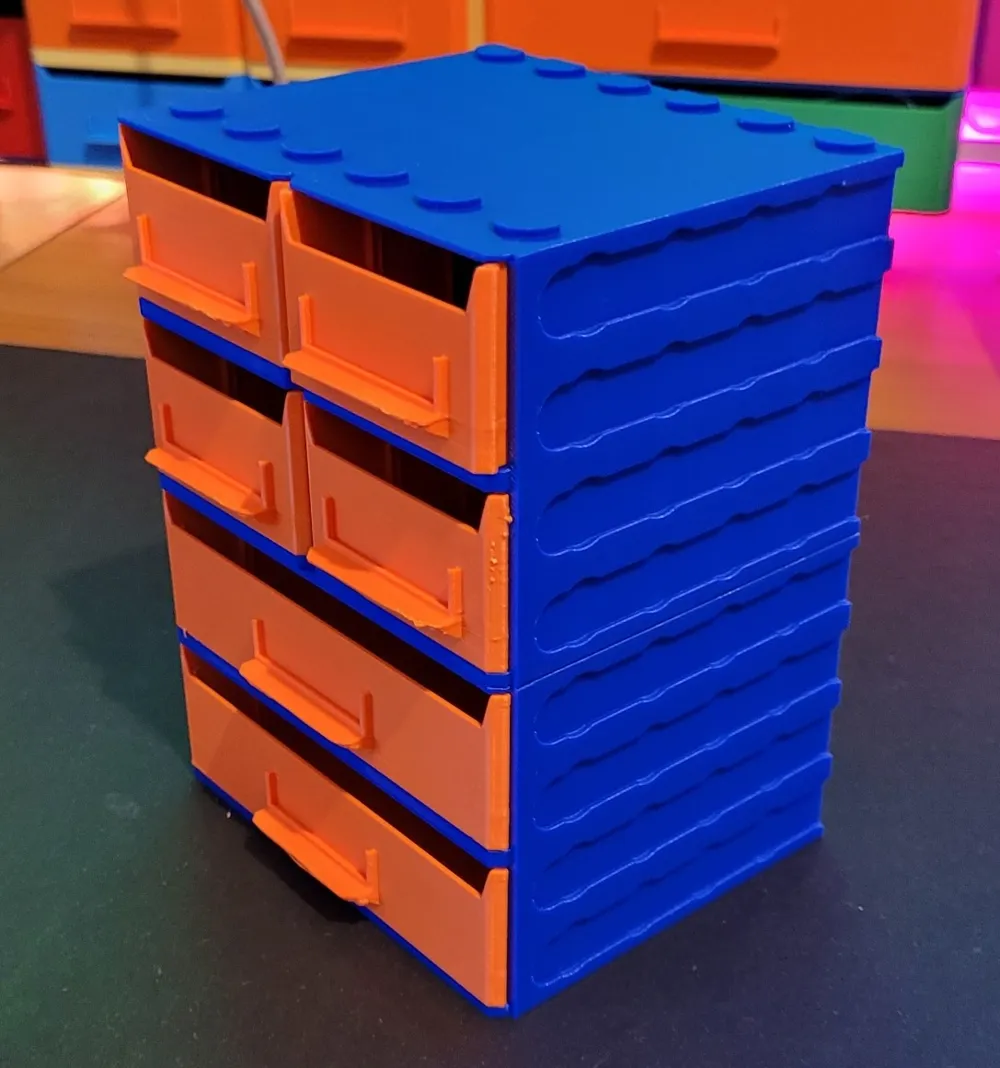 Stackable & Parametric/Customizable Drawers - Free 3D Print Model ...