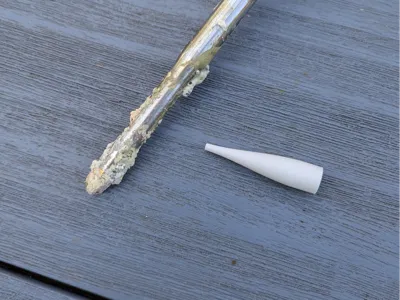 Nozzle for foam gun