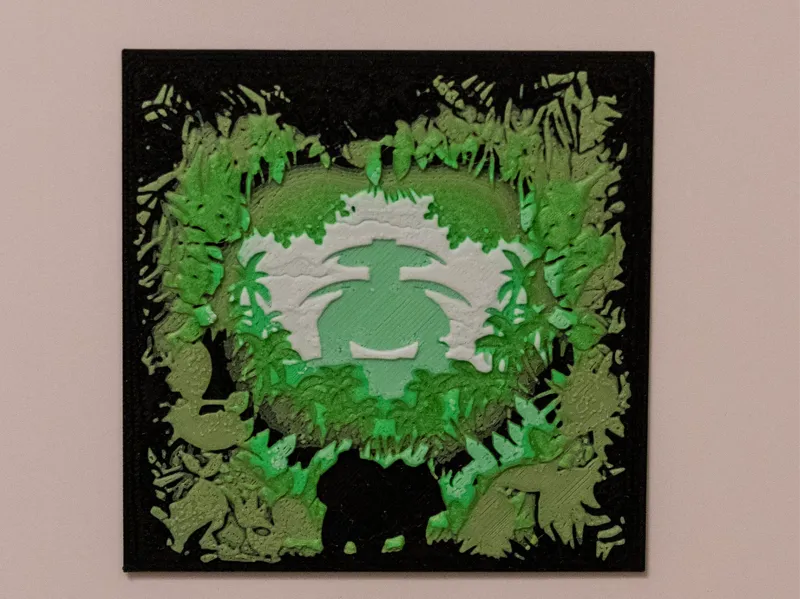 Hueforge Pokemon Green Grass Bulbasaur Venusaur