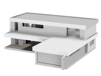 BambuHouse – Modern Minimalist Architecture Model