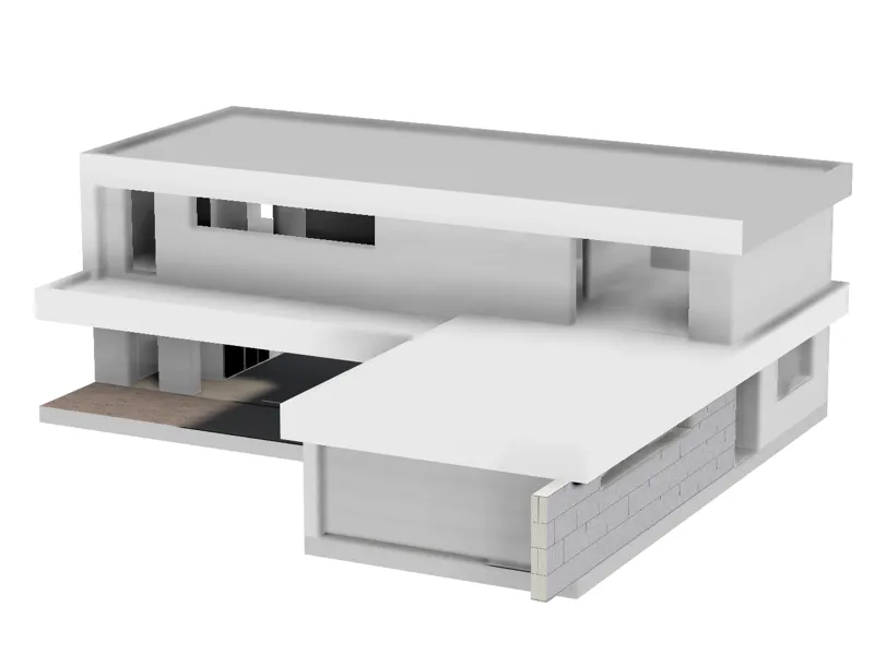 BambuHouse – Modern Minimalist Architecture Model