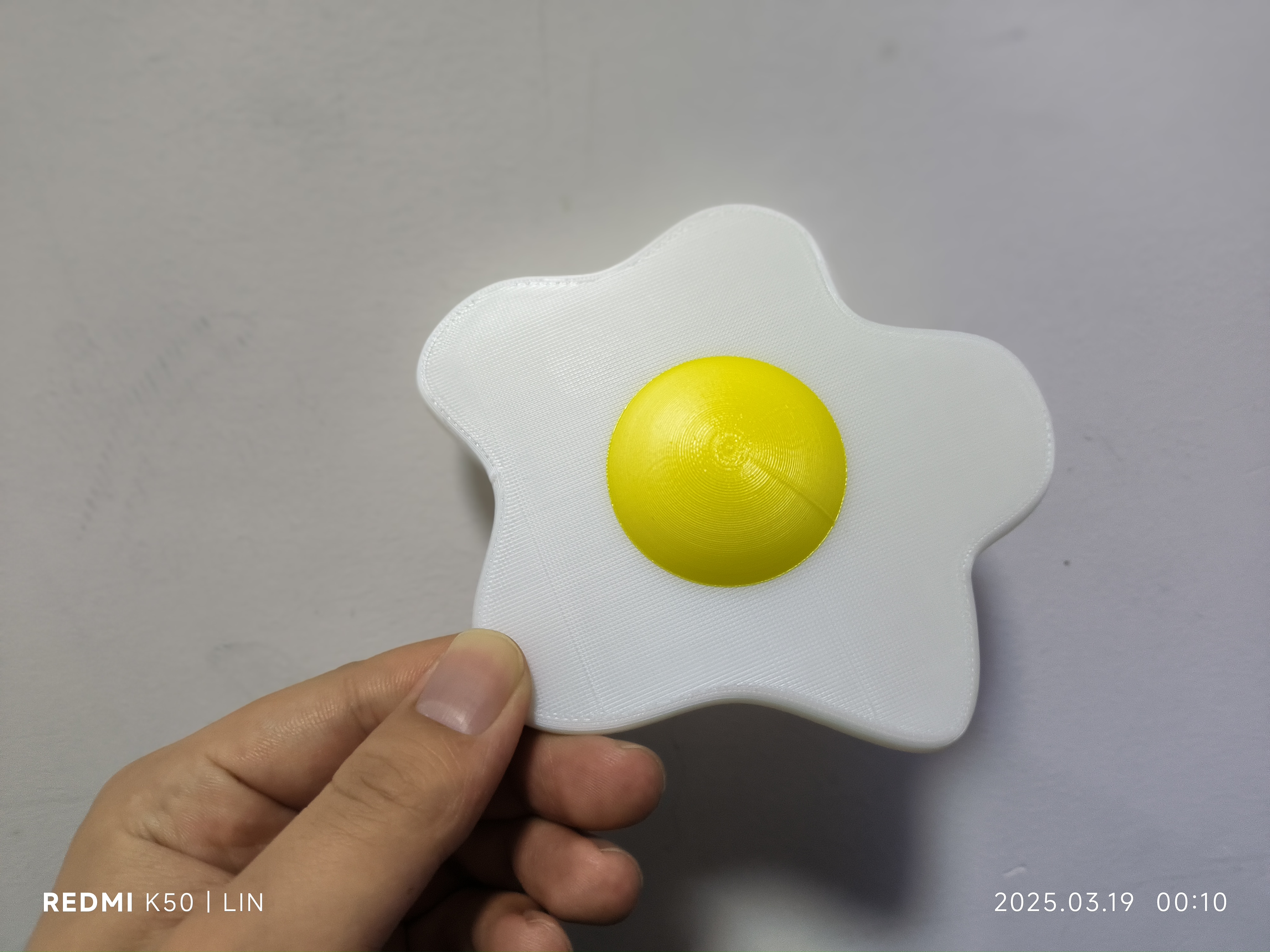 Miniatura 3 do modelo 3D 荷包蛋冰箱贴&挂件
