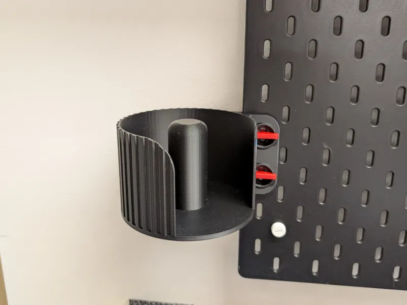 skadis paper towel holder side mount