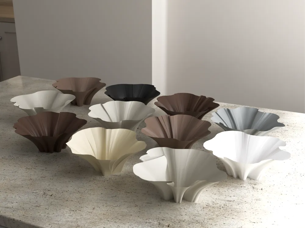 Jarrón decorativo: 11 Organic Bloom Vases Decor. Referencia del modelo original.