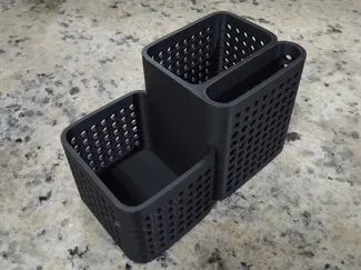 Hair brush and comb organizer
