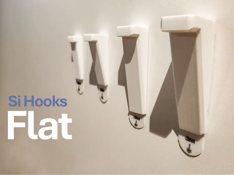 Adhesive  Wall Hook - Flat